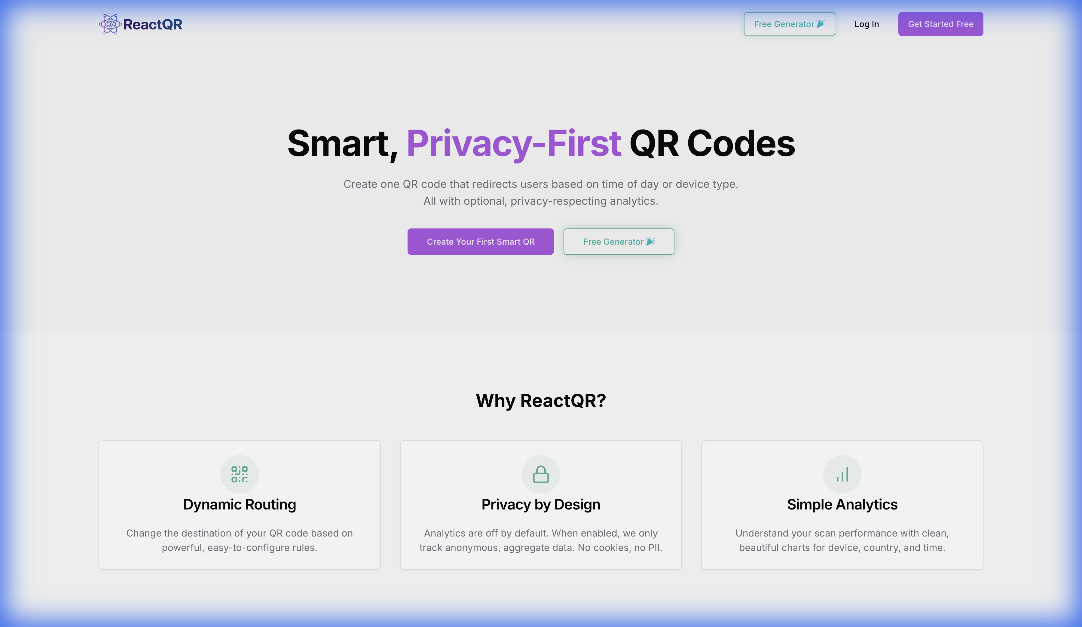 ReactQR preview